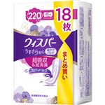 P＆Gジャパン ウィスパー うすさら安心 特に多い時も1枚で安心 220cc 18枚
