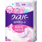 P＆G ウィスパー 1枚2役Wガード 15cc さわやかな香り 32枚