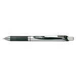 ぺんてる ゲルインキボールペン ノック式エナージェル 0.4mm（シルバー軸 黒）