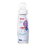 【4ヶ月頃～】ピジョン スリムタイプ哺乳びん 耐熱ガラス製 M丸穴 240ml