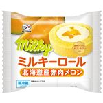 不二家 ミルキーロール北海道産赤肉メロン 1個