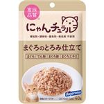 【ペット用】はごろもフーズ にゃんチュラル パウチ まぐろのとろみ仕立て 40g