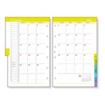 レイメイ藤井【2026年1月始まり】キーワード 手帳 リフィル ポケット月間‐4 月曜始まり WPR2679