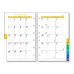 レイメイ藤井【2026年1月始まり】ラセ 手帳 リフィル 月間‐2 LAR2684