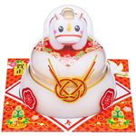 たいまつ お鏡餅福招き 干支（白うま）160g