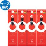 【ケース販売】白鶴 まる 3L×4