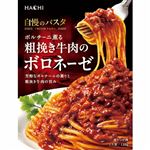 ハチ食品 自慢のパスタ ポルチーニ薫る粗挽き牛肉のボロネーゼ 120g