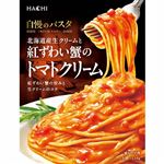ハチ食品 自慢のパスタ 北海道産生クリームと紅ずわい蟹のトマトクリーム 110g