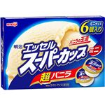 明治 エッセルスーパーカップ ミニ超バニラ 80ml×6個