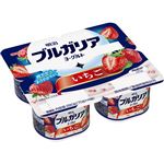 明治 ブルガリアヨーグルトいちご 70g×4カップ