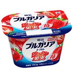 明治 ブルガリアヨーグルト脂肪0 ジューシー果実 苺 180g