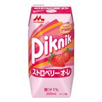 森永乳業 ピクニック ストロベリーオレ 200ml