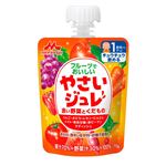 【1歳頃～】森永乳業 フルーツでおいしいやさいジュレ 赤い野菜とくだもの 70g