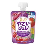 【飲料 ジュレまとめ買い】 【1歳頃～】森永乳業 フルーツでおいしいやさいジュレ 紫の野菜とくだもの 70g