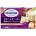 森永乳業 フィラデルフィアクリームチーズと魅惑のラムレーズン＆ナッツ【アルコール分0.5％未満】 90g