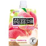 マンナンライフ クラッシュタイプの蒟蒻畑ライトもも味 150g