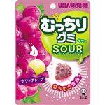 UHA味覚糖 むっちりグミ サワーグレープ 72g