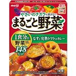 明治 まるごと野菜 なすと完熟トマトのカレー 180g