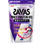 明治 ザバス ホエイプロテイン100 マルチビタミン＆ミネラル ブルーベリーヨーグルト味 450g