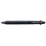 三菱鉛筆 ジェットストリーム 3色ボールペン 0.7mm 透明ブラック