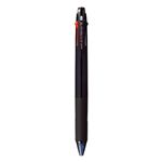 三菱鉛筆 ジェットストリーム 4色ボールペン 0.7mm 透明ブラック