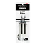 三菱鉛筆【ボールペン替芯】ジェットストリーム 単色用 0.38mm 5本入 黒
