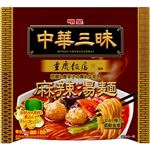 明星食品 中華三昧 重慶飯店監修 麻辣湯麺 袋 102g