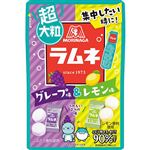 森永製菓 超大粒ラムネ グレープ＆レモン 48g