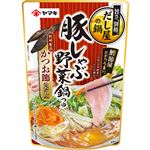 ヤマキ 豚しゃぶ野菜鍋つゆ かつお節のだし ストレート 750g