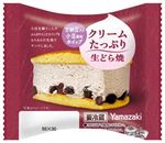 ヤマザキ クリームたっぷり生どら焼き甘納豆入り小倉風味ホイップ 1個