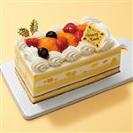 【クリスマス予約】 5種のフルーツショートケーキ【M0041】 縦約7cm×横約13.8cm×高さ約5.5cm 【12月22日、23日、24日、25日の配送になります】