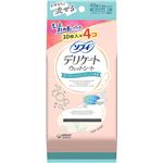 ユニ・チャーム ソフィ デリケート ウェットシート せっけんの香り 10枚×4個