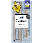 ユニ・チャーム センターインコンパクト1／2 無香料 多い夜用（羽つき）6コ入