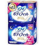 ユニ・チャーム ソフィ ボディフィット スーパーナイトガード 夜用（羽なし）10枚入×2個