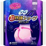 ユニ・チャーム ソフィ ショーツ型ナプキン 超熟睡ショーツ ピンク XL 4コ入