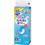 ユニ・チャーム ライフリー ズレずに安心うす型紙パンツ専用尿とりパッド2回 48枚