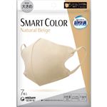 ユニ・チャーム 超快適マスク SMART COLOR 大きめ ナチュラルベージュ 7枚入