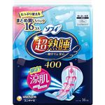 ユニ・チャーム ソフィ 超熟睡ガード 涼肌 400 特に多い夜用（羽つき）16コ入