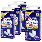 【ケース販売】ユニ・チャーム ライフリー ズレずに安心 紙パンツ用尿とりパッド 夜用スーパー まとめ買いパック 24枚×4個