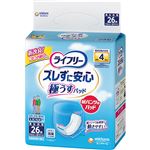 ユニ・チャーム ライフリー ズレずに安心うす型紙パンツ専用尿とりパッド4回 26枚