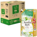 【ケース販売】ライオン ソフラン アロマリッチ エリー つめかえ用 ウルトラジャンボサイズ 1520ml×6袋