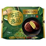 ロッテ チョコパイ パーティーパック（茶匠の逸品 濃い抹茶）9個入