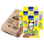【ケース販売】【ペット用】ライオンペット ニオイをとる砂 5L×4個