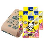 【ケース販売】【ペット用】ライオンペット ニオイをとる砂 フローラルソープの香り 5L×4個