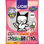 【ペット用】ライオンペット ニオイをとる紙の猫砂 10L