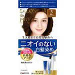 ダリヤ サロン ド プロ 無香料ヘアカラー 早染めクリーム 3 明るいライトブラウン 1個
