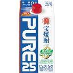 タカラ 宝焼酎 25度 ピュアパック 900ml