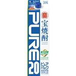 宝酒造 宝焼酎 20度 ピュアパック 1800ml