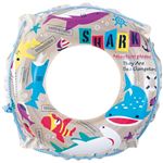 【プール用品】浮輪50cm サメのなかま