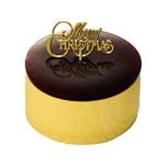 【クリスマス予約】 プリンアラモードケーキ【M0035】 直径約10cm×高さ約5cm 【12月22日、23日、24日、25日の配送になります】